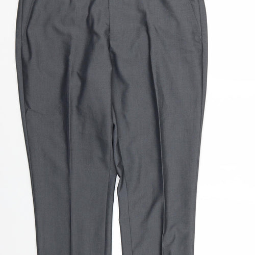 Fellini Mens Grey   2 Piece Suit Trousers Size S L26 in