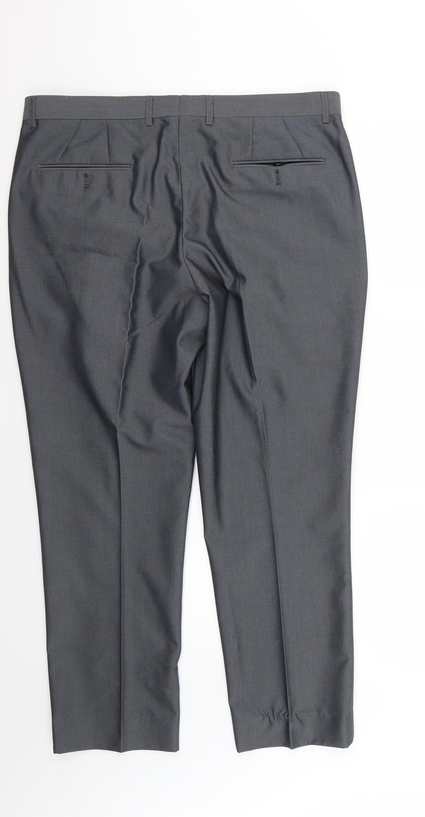 Fellini Mens Grey   2 Piece Suit Trousers Size S L26 in