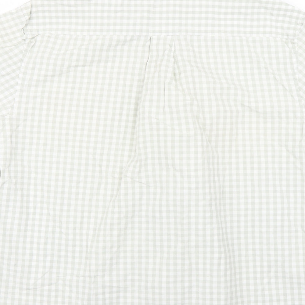 ceye man Mens Green Check   Button-Up Size S