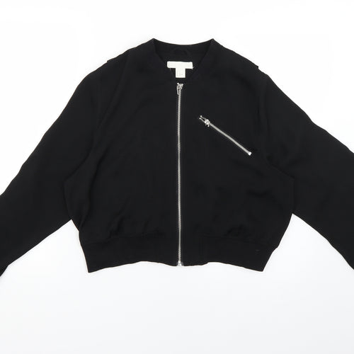 H&M Womens Black   Jacket  Size 12