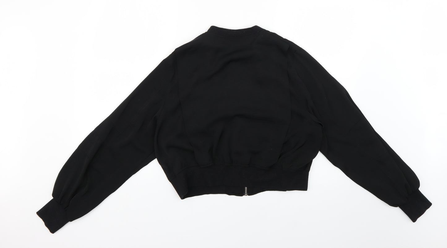 H&M Womens Black   Jacket  Size 12