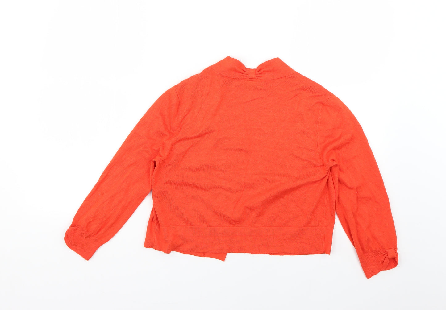 Wallis Womens Orange   Cardigan Jumper Size M