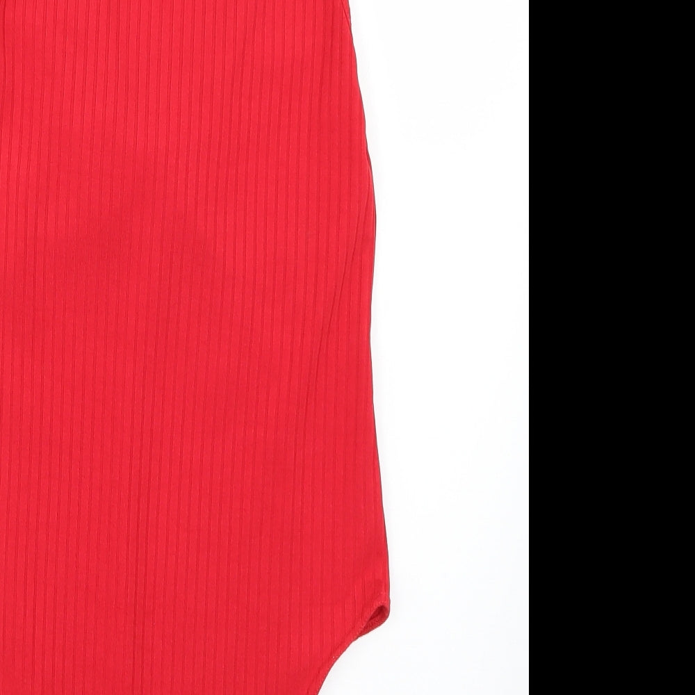 New Look Womens Red   Basic Blouse Size 12