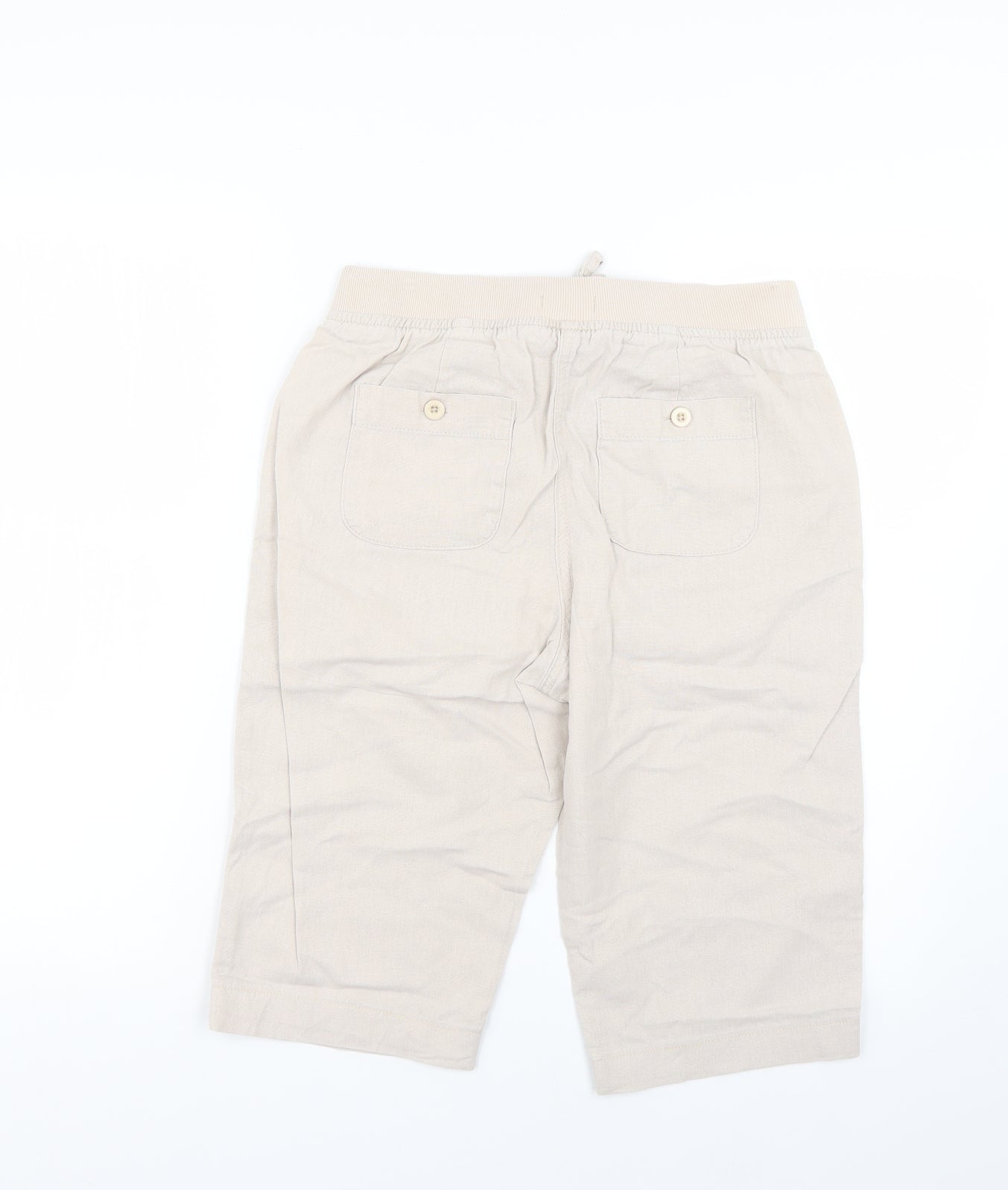 M&Co Womens Beige   Chino Shorts Size 8