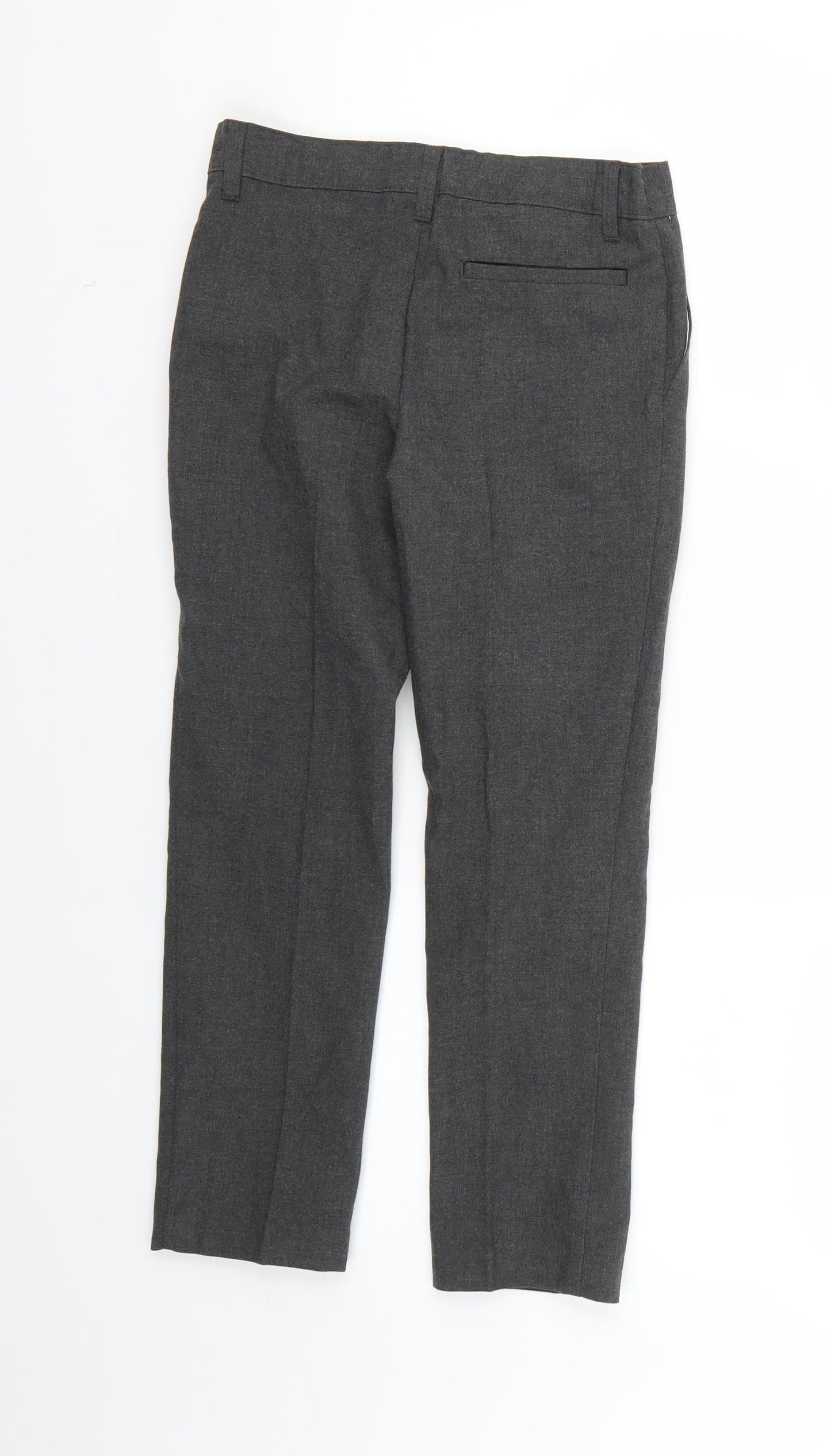 Marks and Spencer Boys Grey   Cropped Trousers Size 7-8 Years