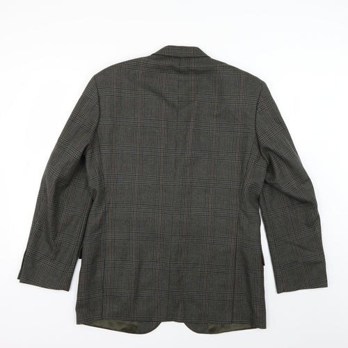 Marks and Spencer Mens Brown Check  Jacket Suit Jacket Size M