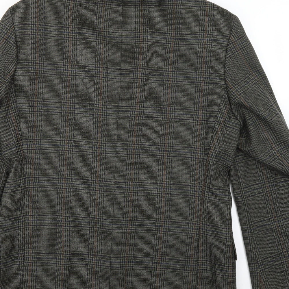 Marks and Spencer Mens Brown Check  Jacket Suit Jacket Size M