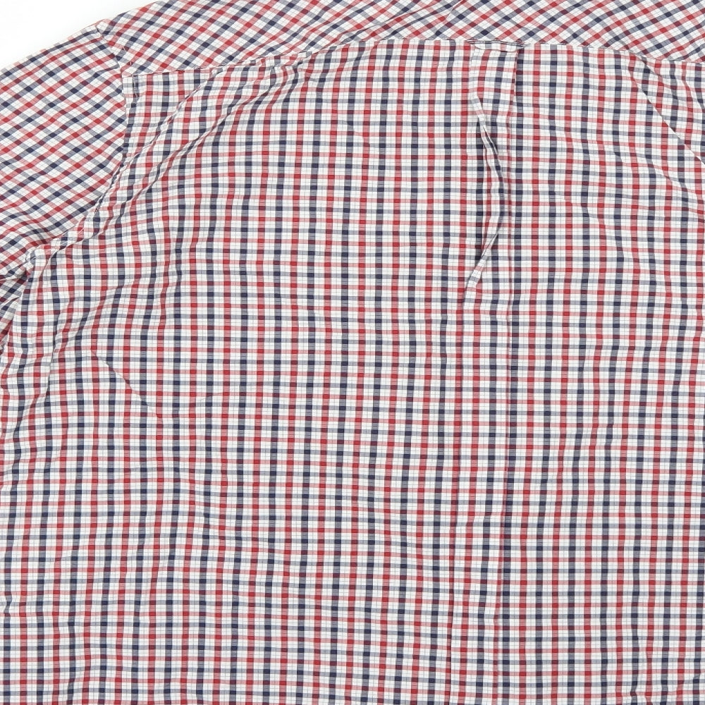 Ben Sherman Mens Multicoloured Check   Button-Up Size XL
