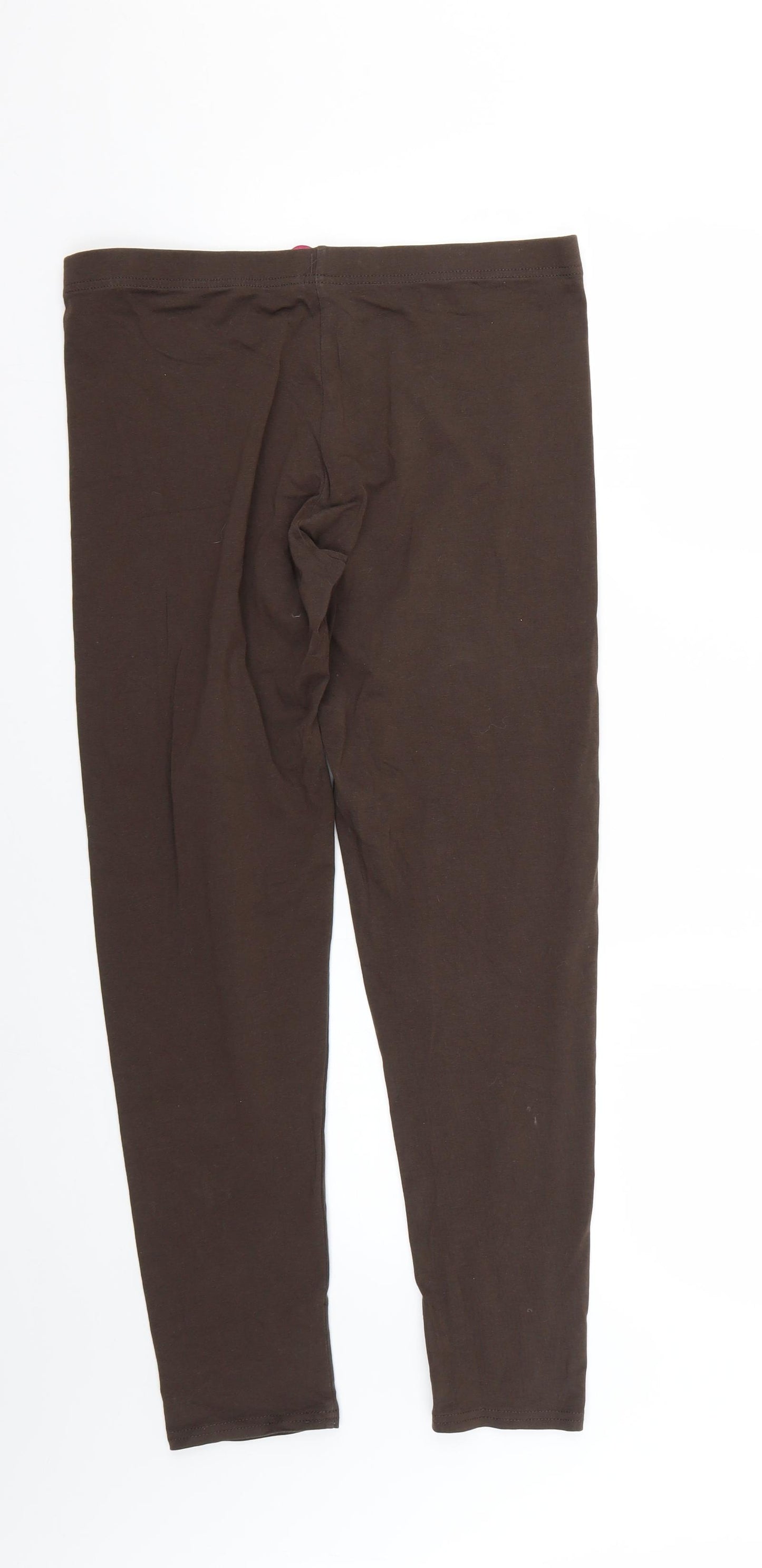 NEXT Womens Brown   Cropped Leggings Size 16 L26 in