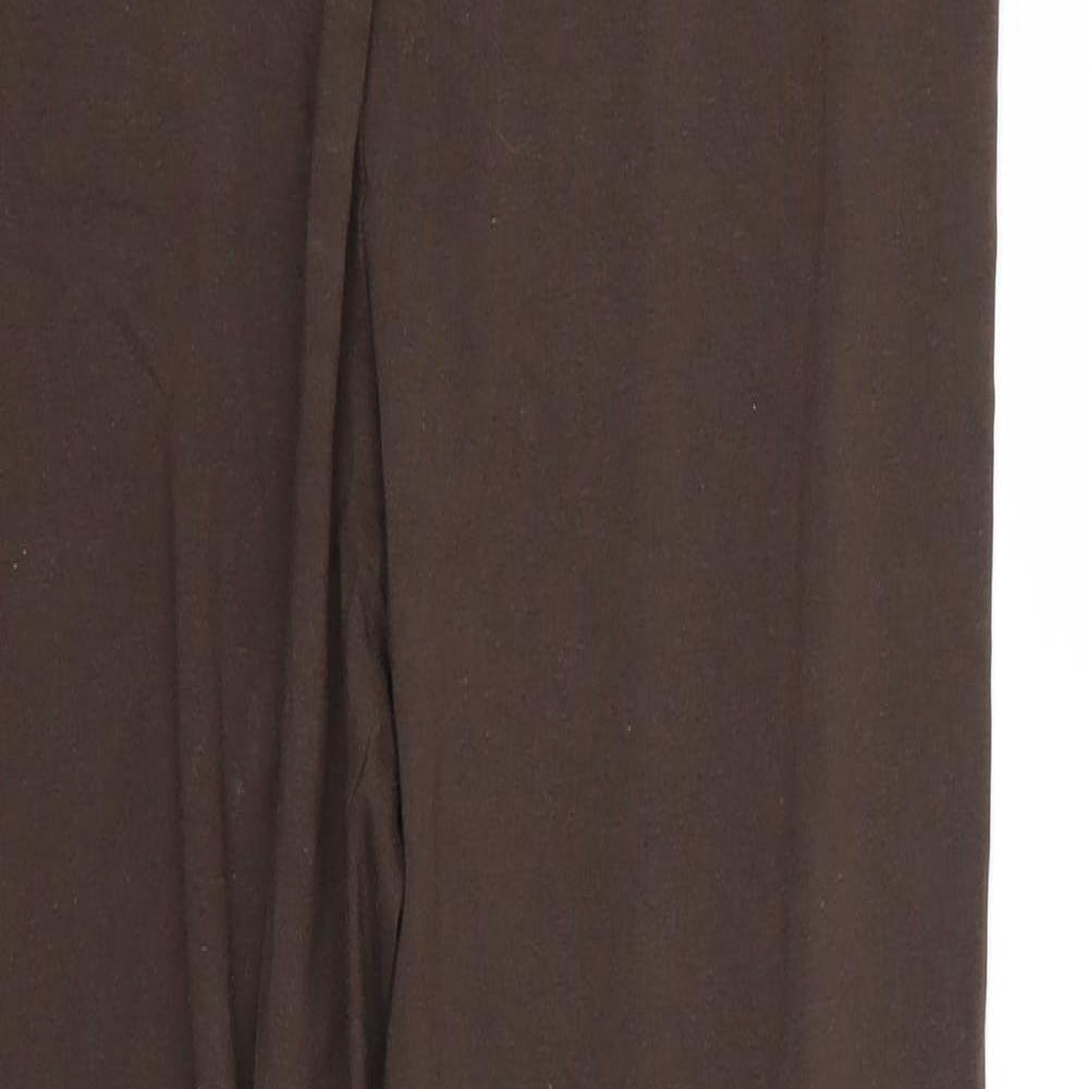 NEXT Womens Brown   Cropped Leggings Size 16 L26 in