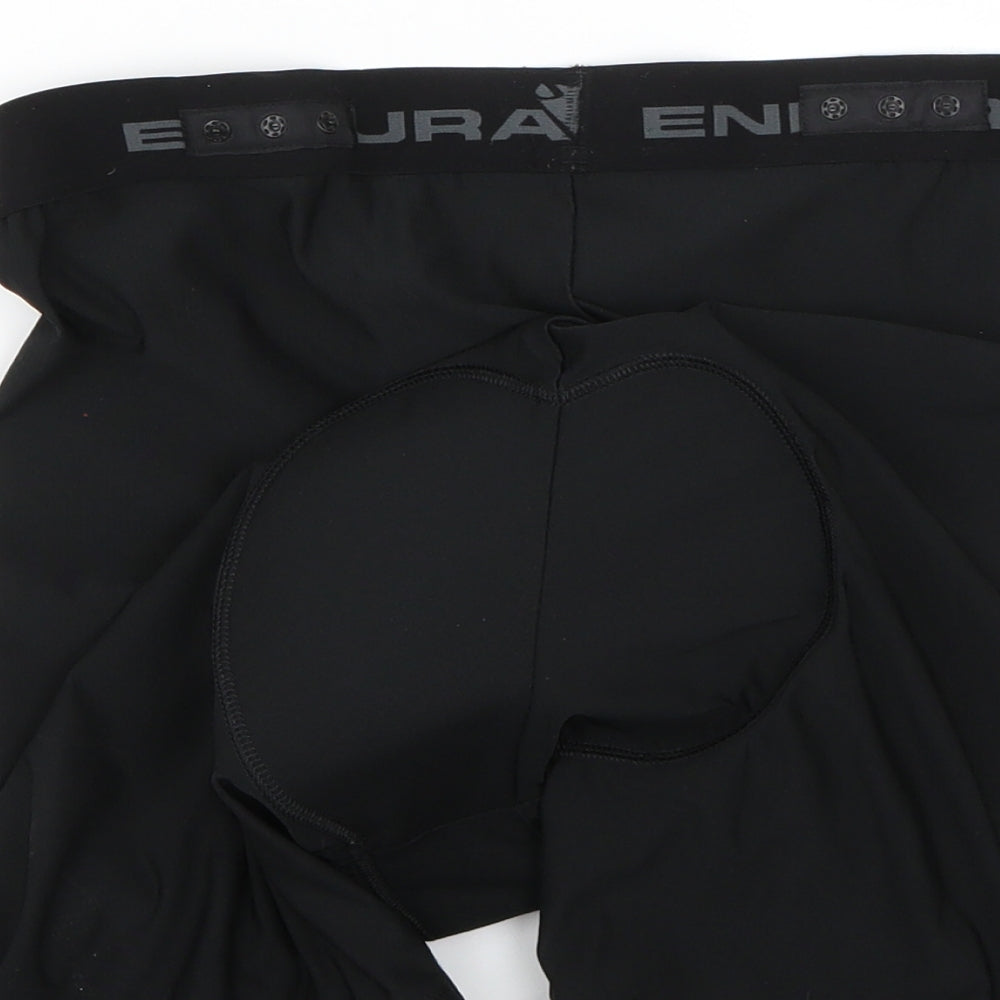 Endura Mens Black   Sweat Shorts Size L - cycling