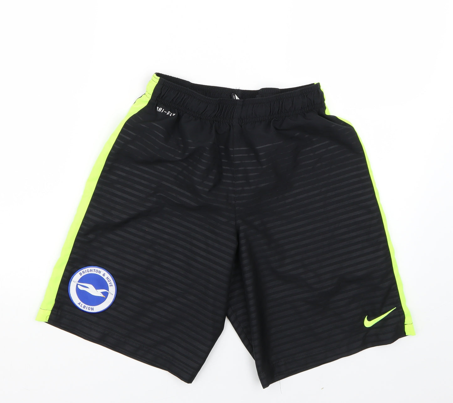 Nike Mens Black Striped  Sweat Shorts Size M
