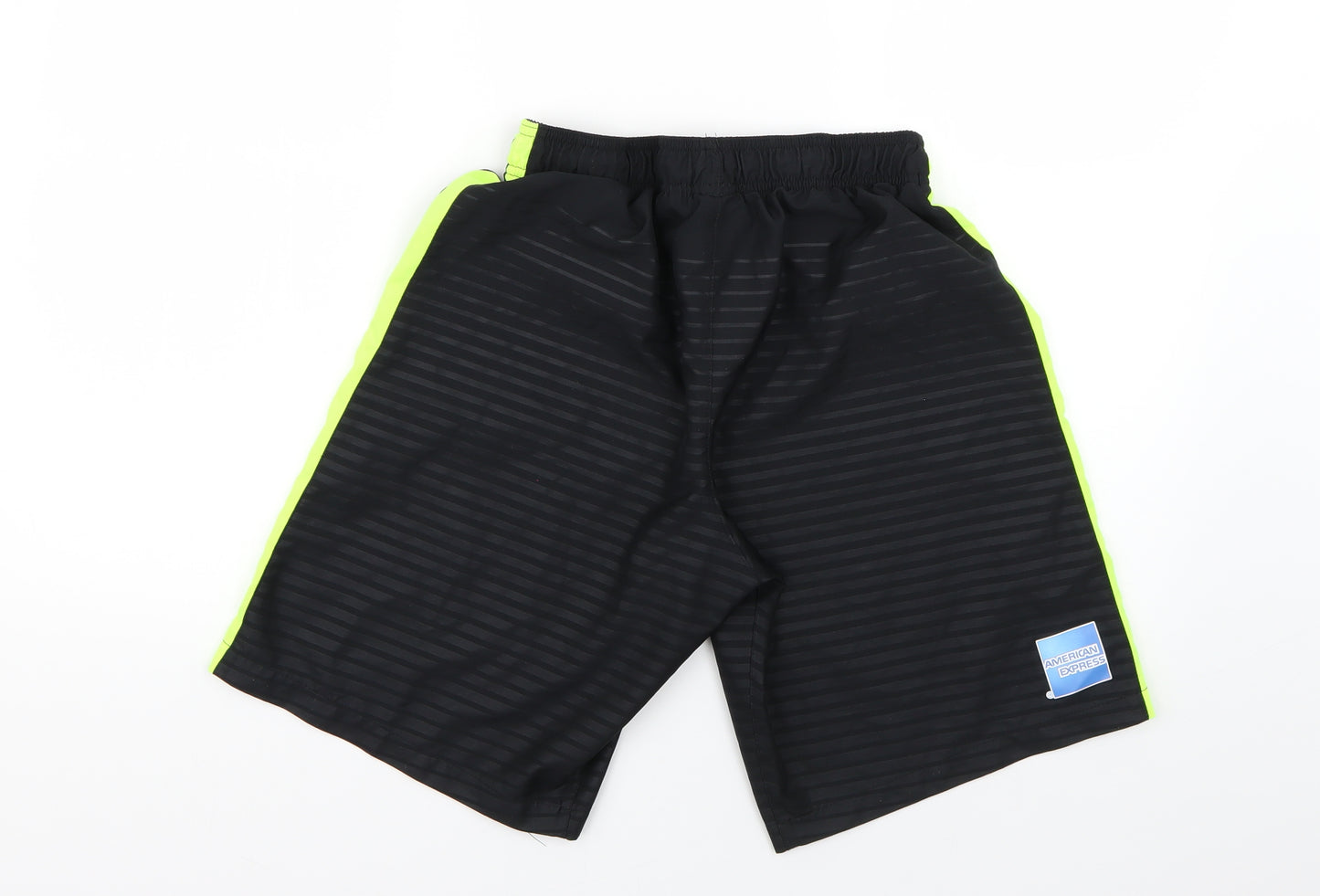 Nike Mens Black Striped  Sweat Shorts Size M
