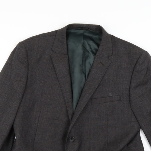 Preworn Mens Grey   Jacket Suit Jacket Size L