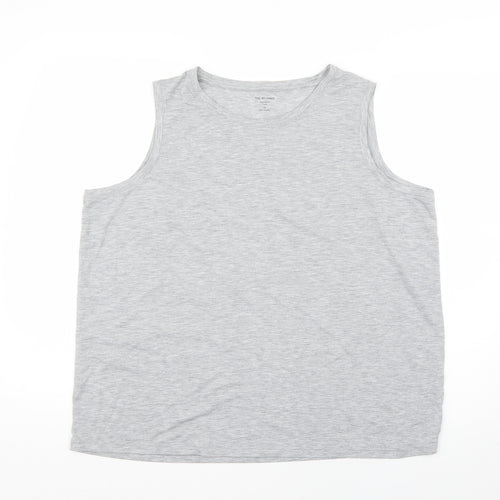 the relaxed Womens Grey   Basic Tank Size 18