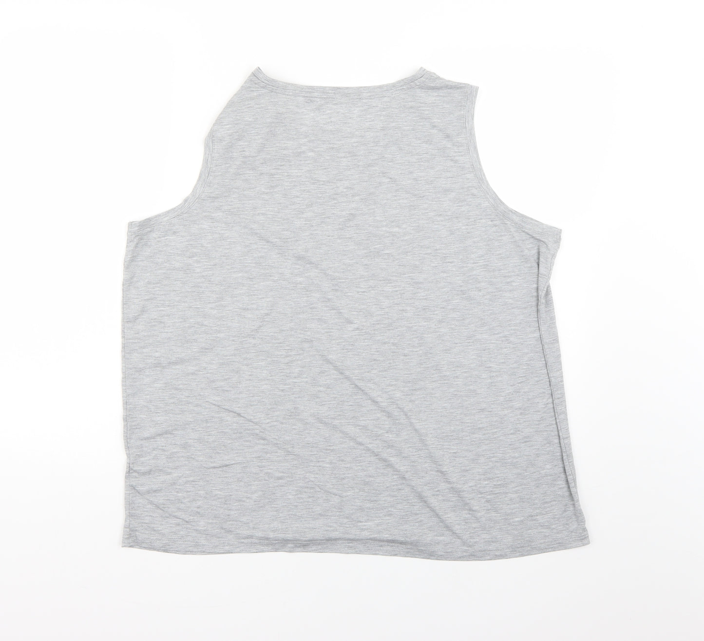 the relaxed Womens Grey   Basic Tank Size 18