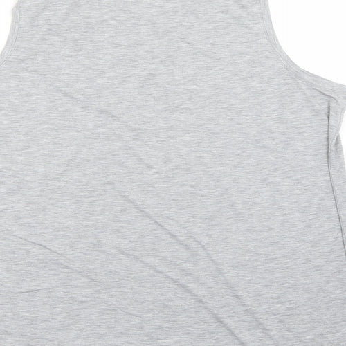 the relaxed Womens Grey   Basic Tank Size 18