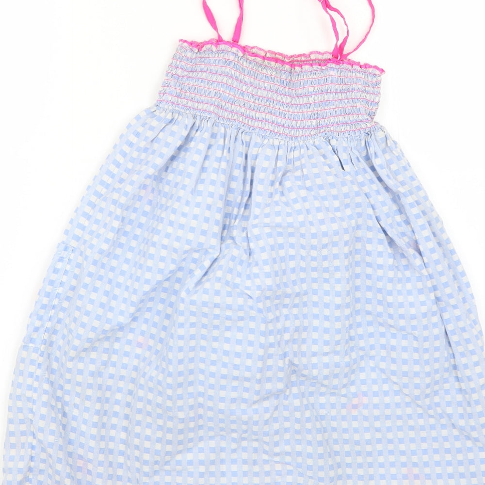Angels Girls Multicoloured Check  Fit & Flare  Size 7-8 Years