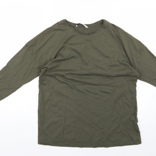 TU Womens Green   Basic T-Shirt Size 10