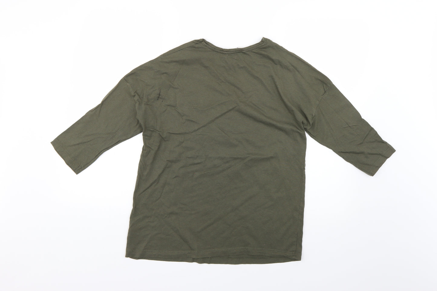TU Womens Green   Basic T-Shirt Size 10