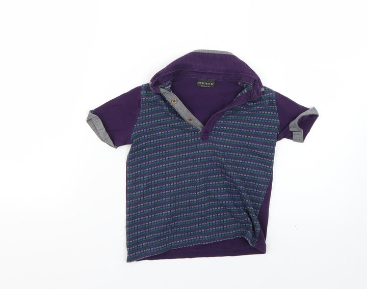 NEXT Boys Multicoloured Geometric Basic Polo Size 3 Years