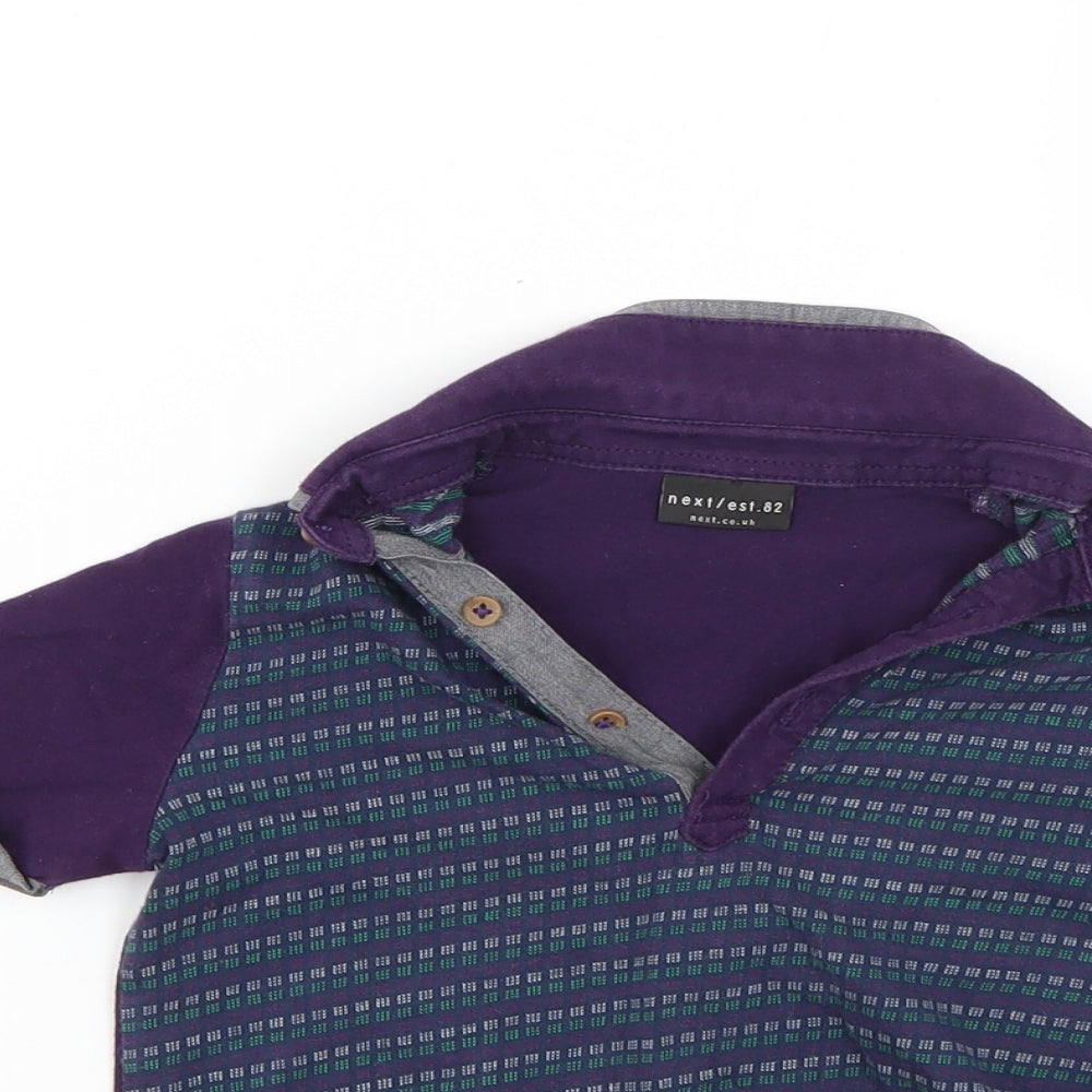 NEXT Boys Multicoloured Geometric  Basic Polo Size 3 Years