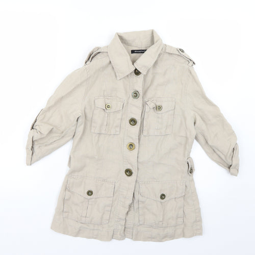 Atmosphere Womens Beige   Jacket Coat Size 10