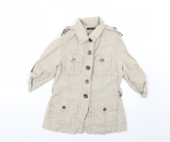 Atmosphere Womens Beige   Jacket Coat Size 10