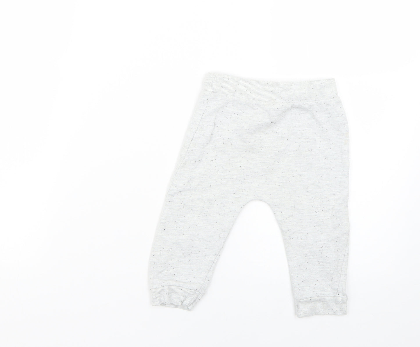 F&F Baby Grey   Cropped Trousers Size 9-12 Months