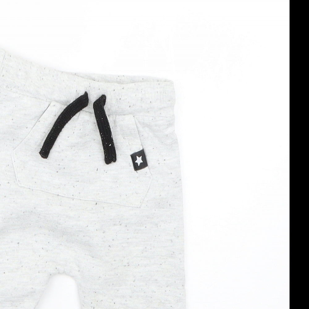 F&F Baby Grey   Cropped Trousers Size 9-12 Months