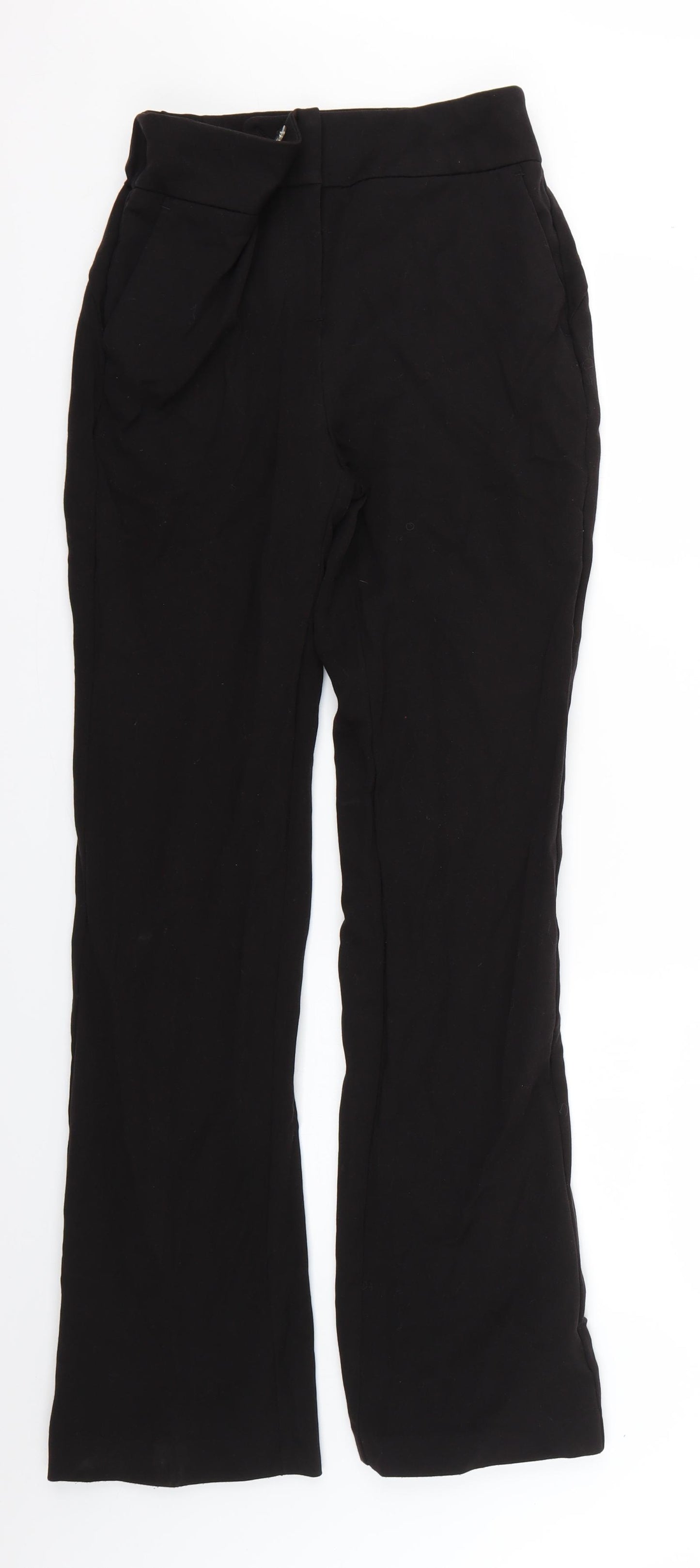 NEXT Womens Black   Trousers  Size 8 L30 in