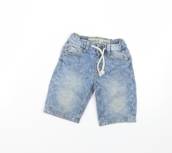 Denim & Co. Boys Blue Cropped Jeans Size 2-3 Years