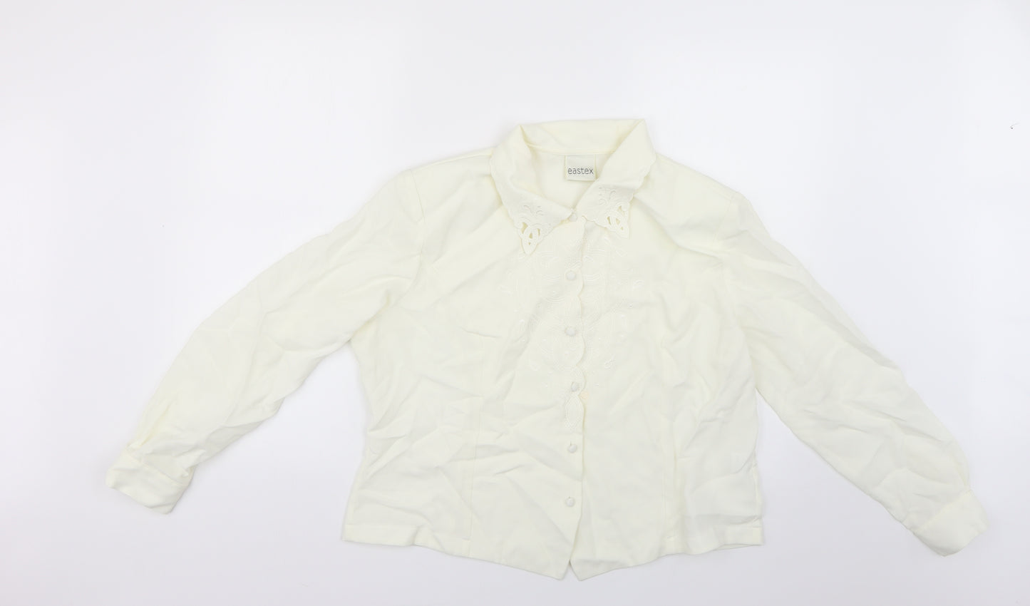 Eastex Womens White   Cardigan Jumper Size 18
