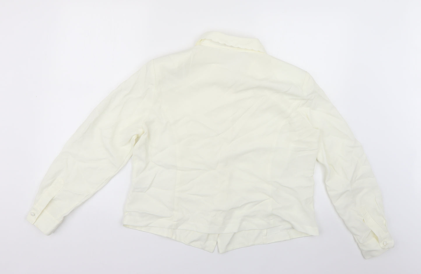 Eastex Womens White   Cardigan Jumper Size 18