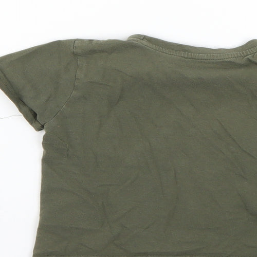 Primark Baby Green Geometric  Basic T-Shirt Size 18-24 Months