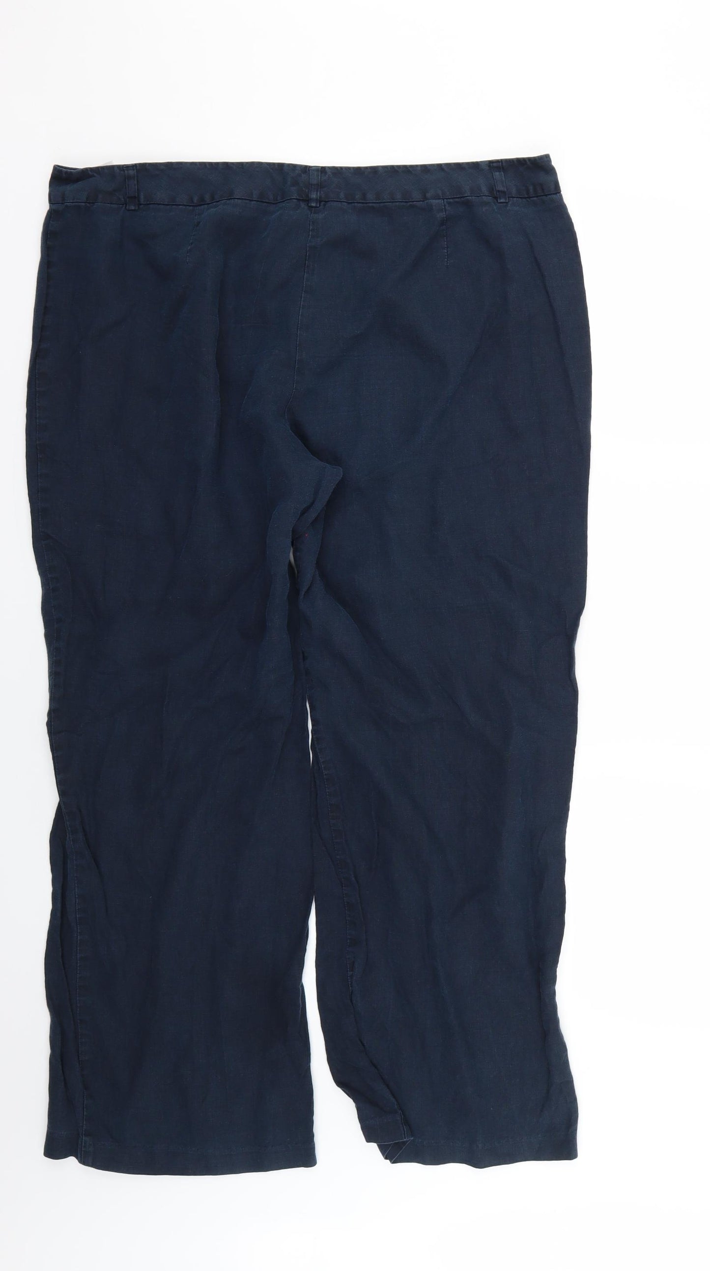 Marks and Spencer Womens Blue   Trousers  Size 20 L26 in