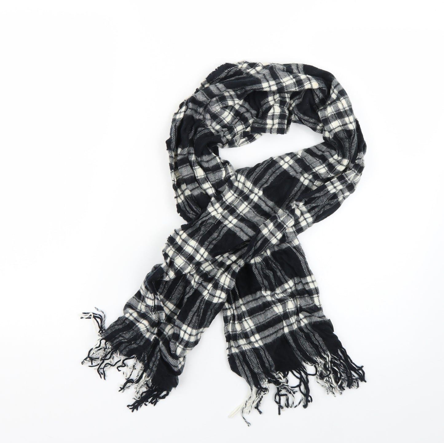 Savile Row Womens Multicoloured Check   Scarf