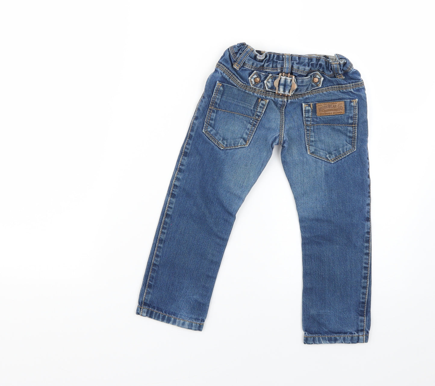 Workwear Boys Blue   Cropped Jeans Size 2-3 Years