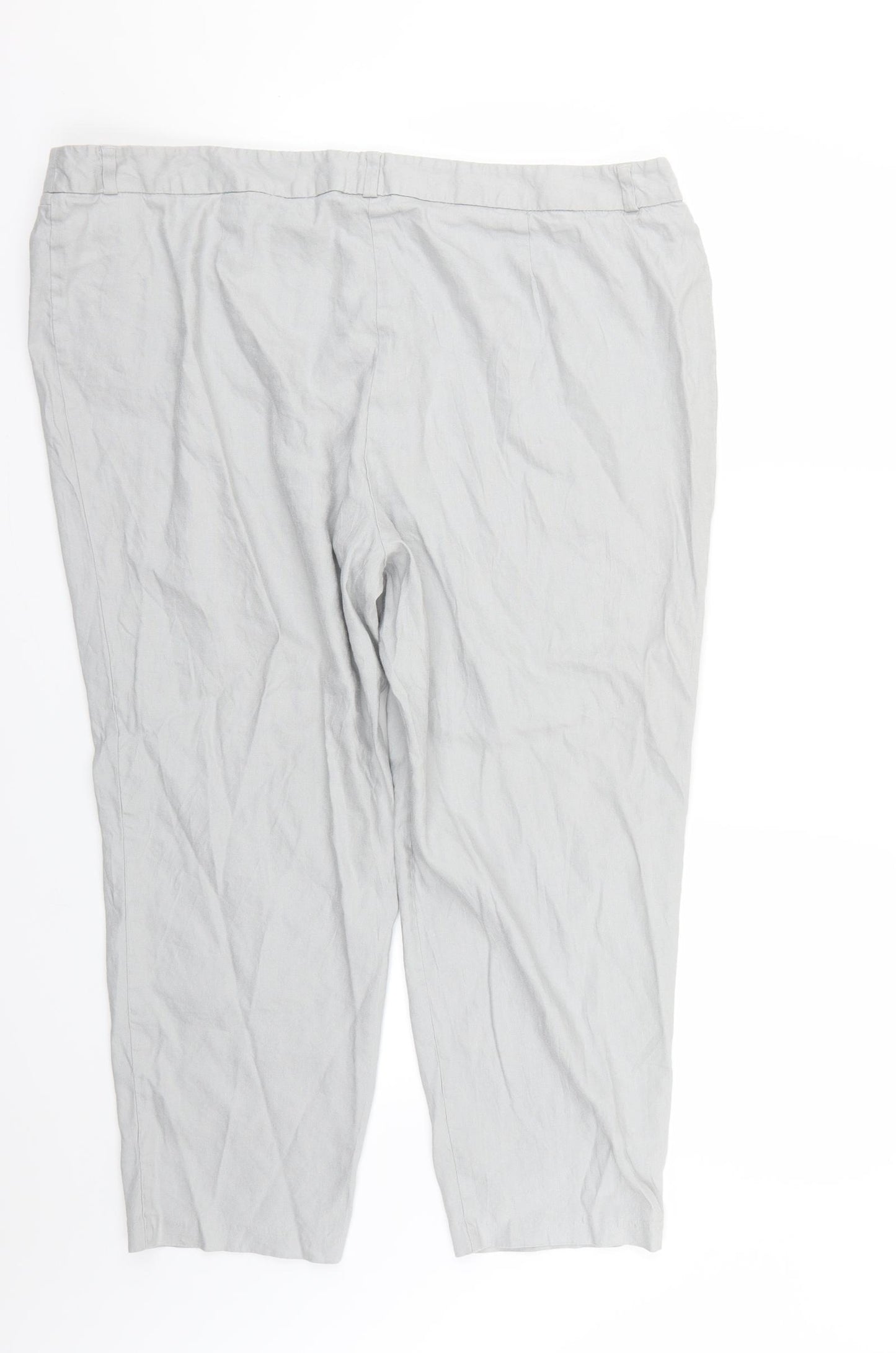 Marks and Spencer Womens Grey   Trousers  Size 22 L22 in