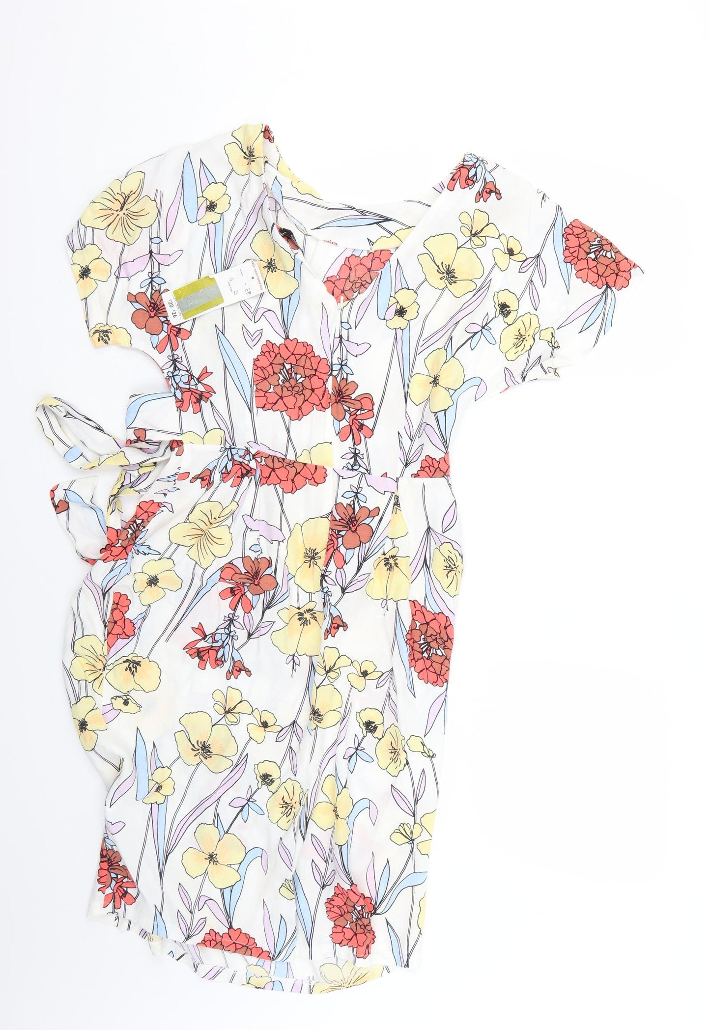F&F Womens Multicoloured Floral  Fit & Flare  Size 12
