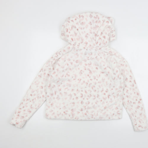 New Look Womens White   Pullover Hoodie Size S
