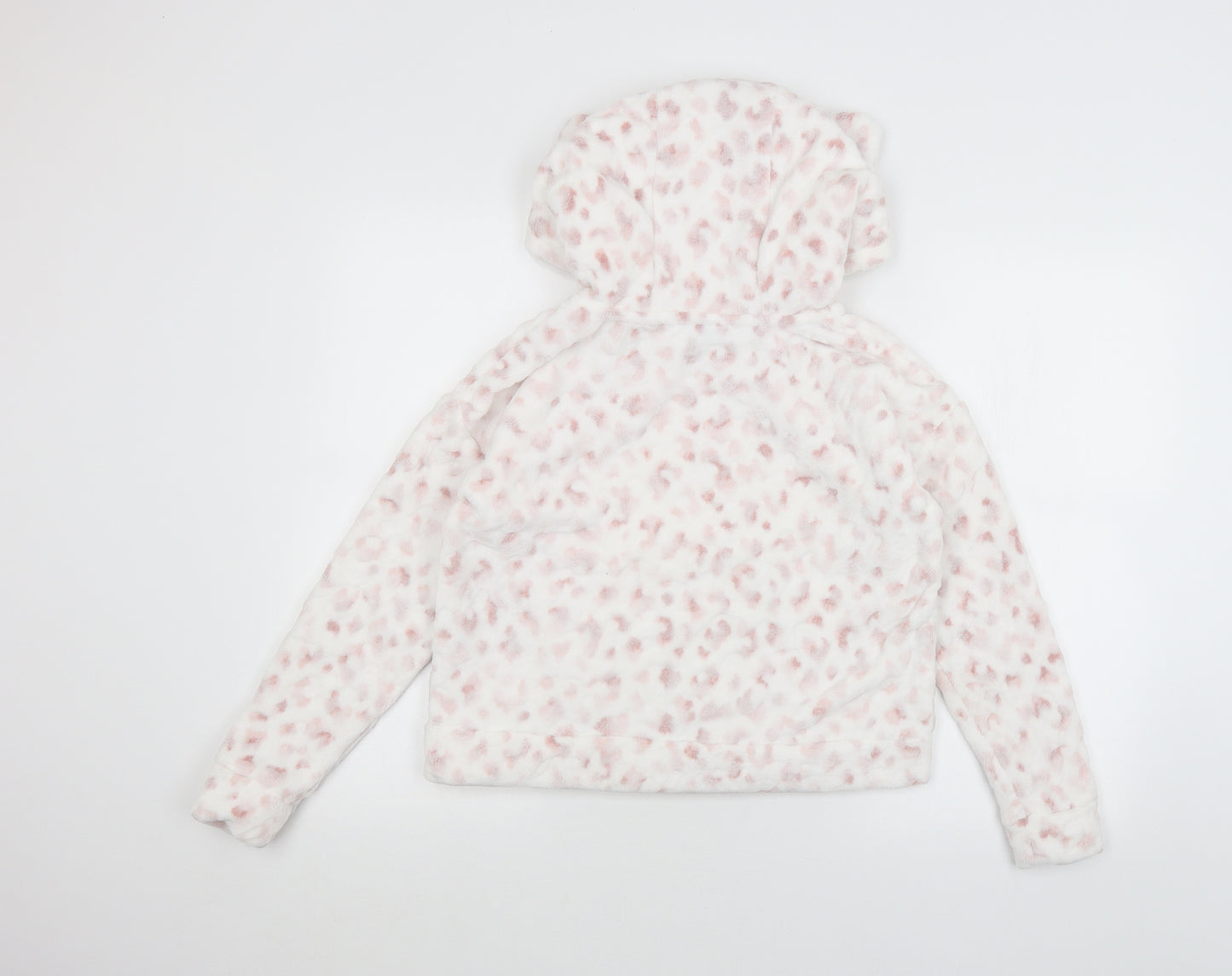New Look Womens White   Pullover Hoodie Size S