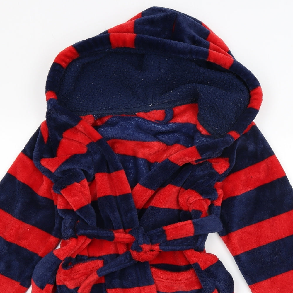 Nutmeg Girls Red Striped  Cami Robe Size 10-11 Years