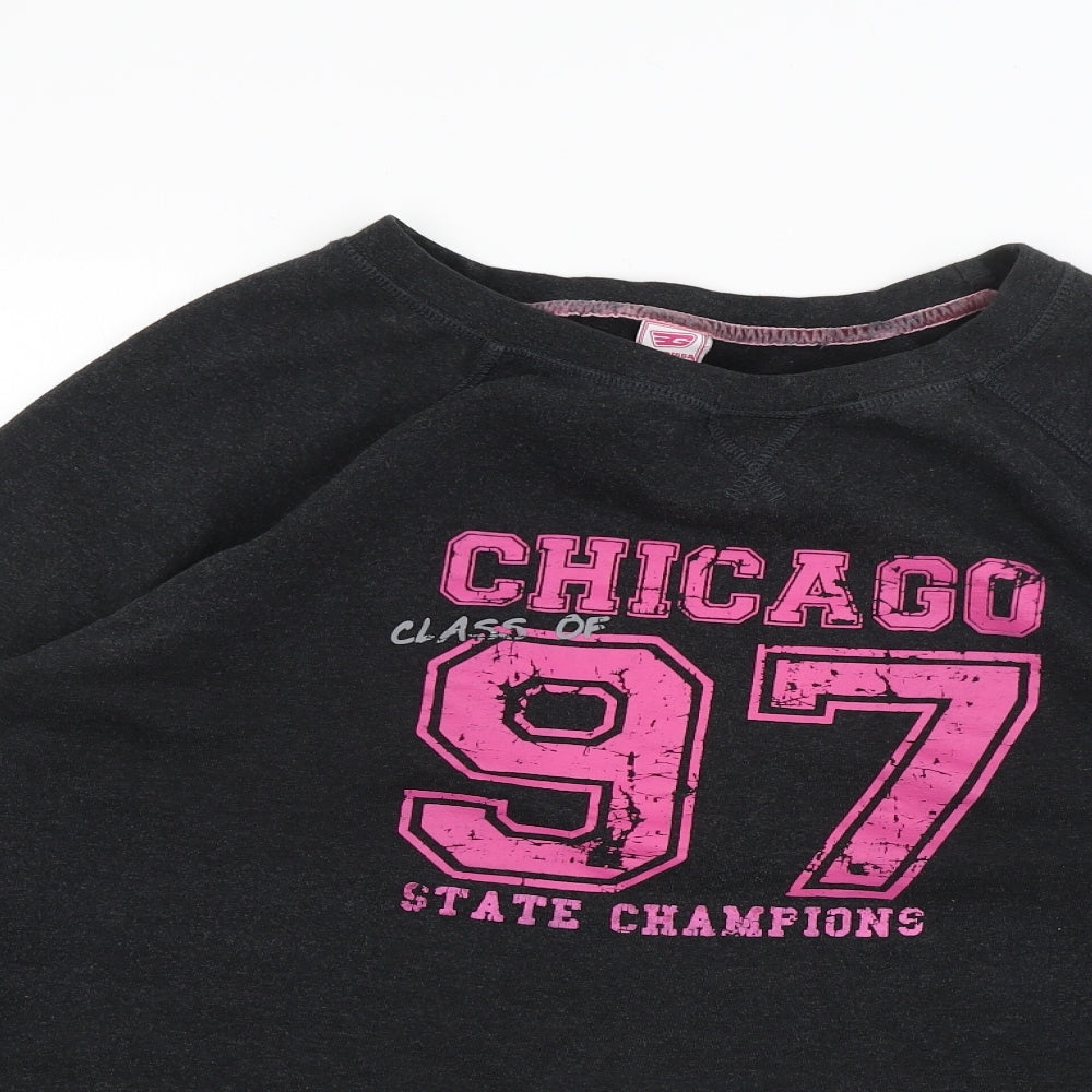 Golddigga Womens Black   Pullover Jumper Size 16