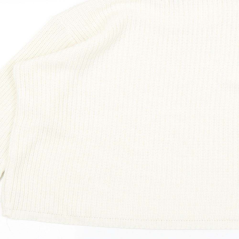 Select Womens White   Pullover Jumper Size 8