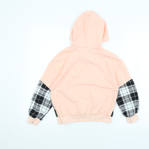 SheIn Girls Pink   Pullover Hoodie Size 10 Years