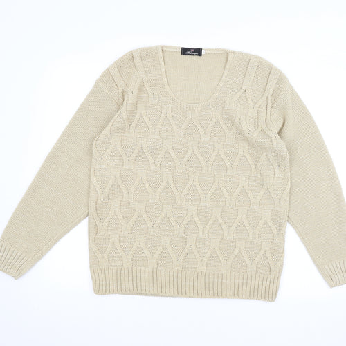 konique Womens Brown   Pullover Jumper Size L