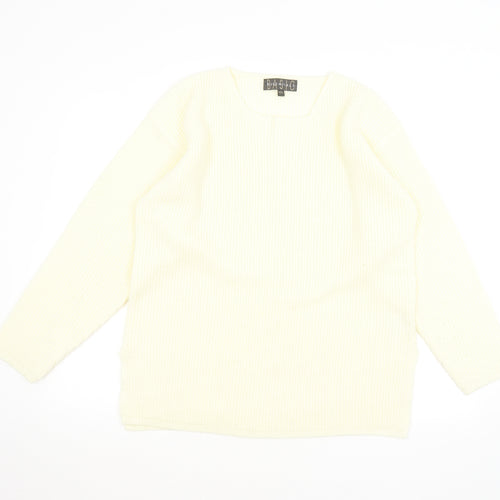 Essentials Womens Beige   Pullover Jumper Size M