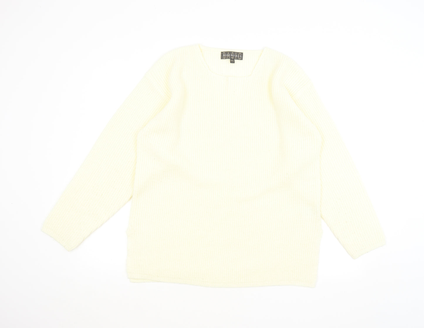 Essentials Womens Beige   Pullover Jumper Size M