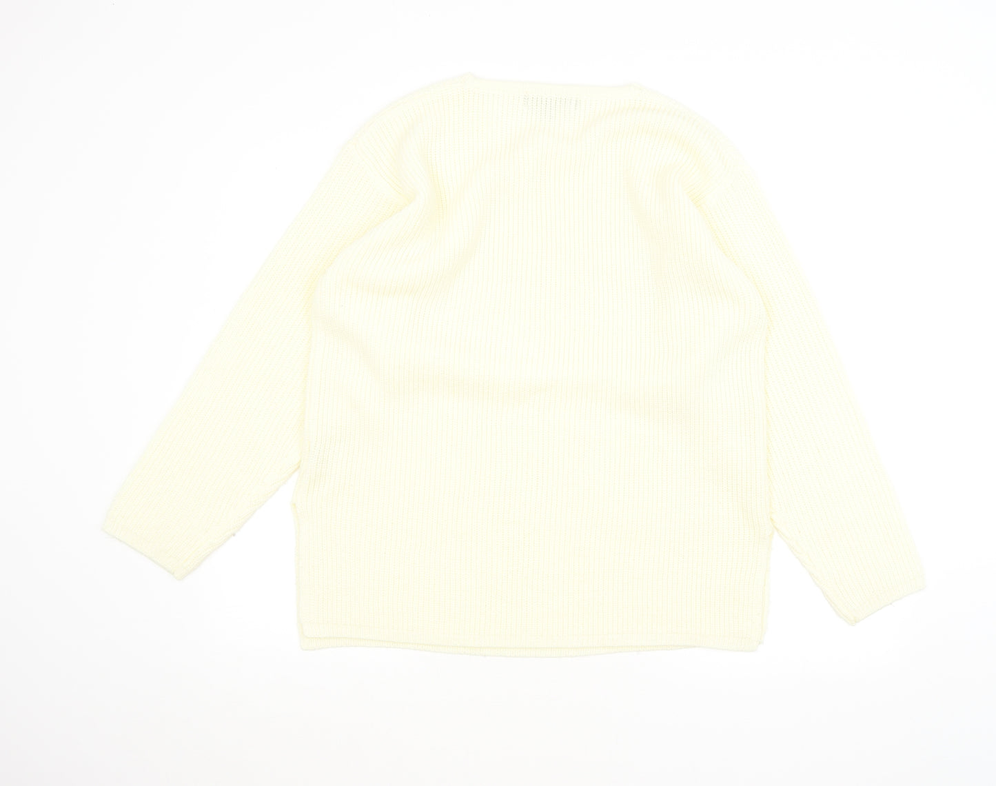 Essentials Womens Beige   Pullover Jumper Size M